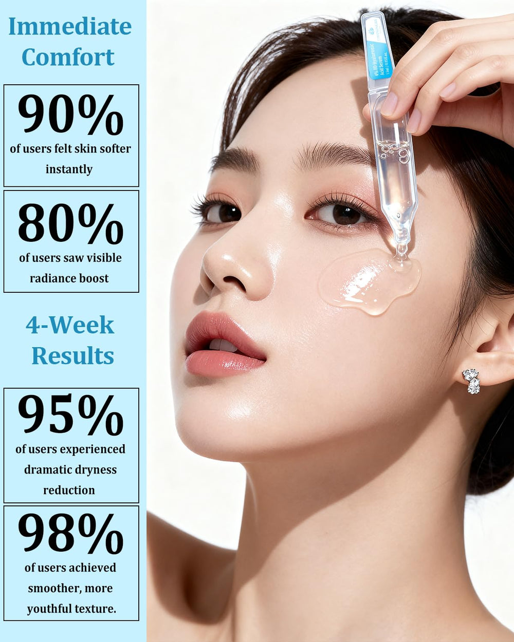 CHEOKINGBA air-tight ampoules pack preserves actives for travel-friendly sessions.