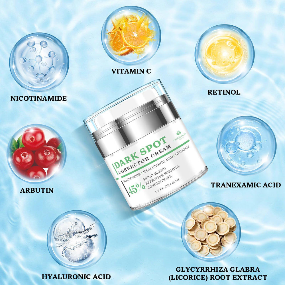 CHEOKINGBA vitamin-e-and-c antioxidants promote radiant, nourished skin.