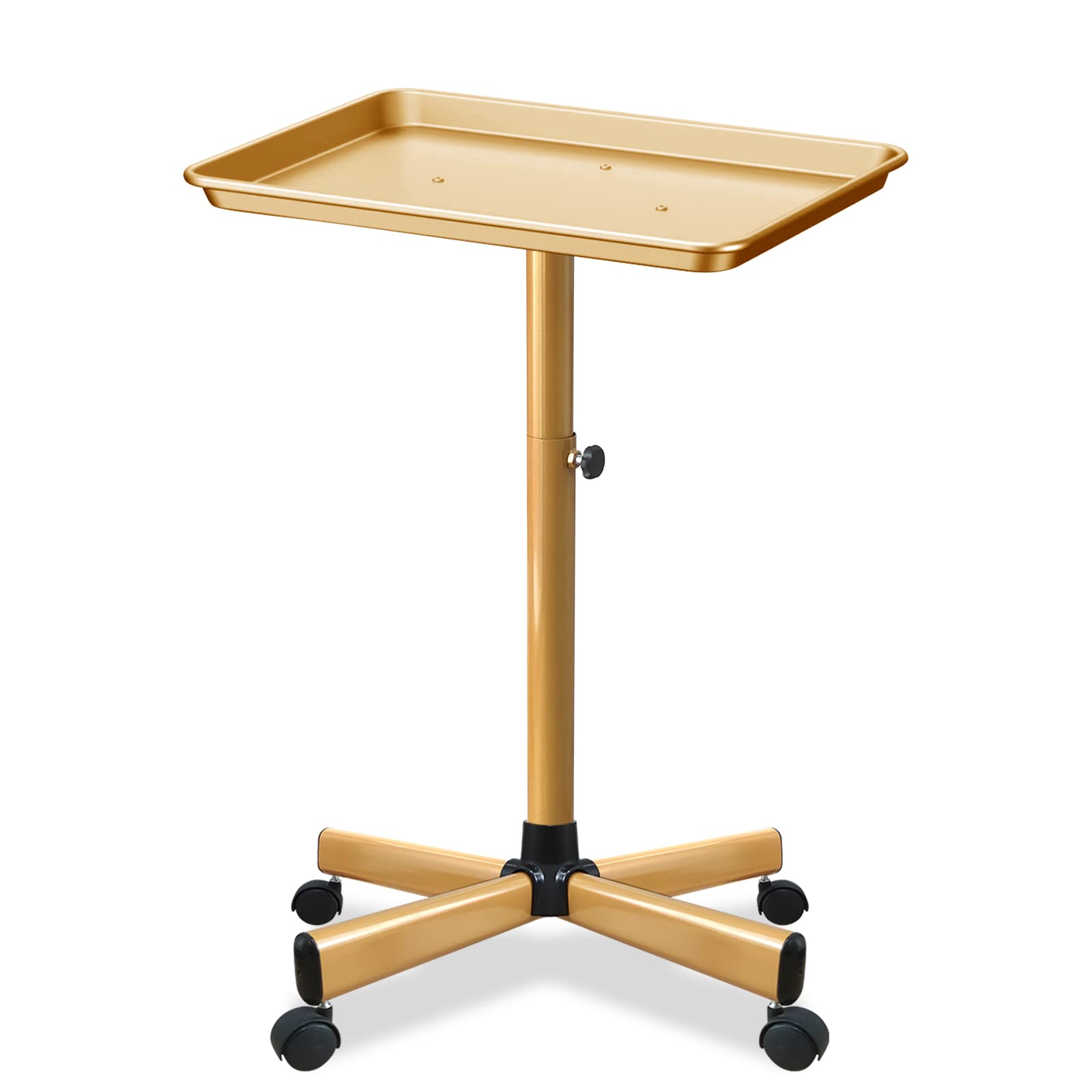 Chetunju Colden Salon Tray adjustable height for customizable setups and ergonomic comfort.