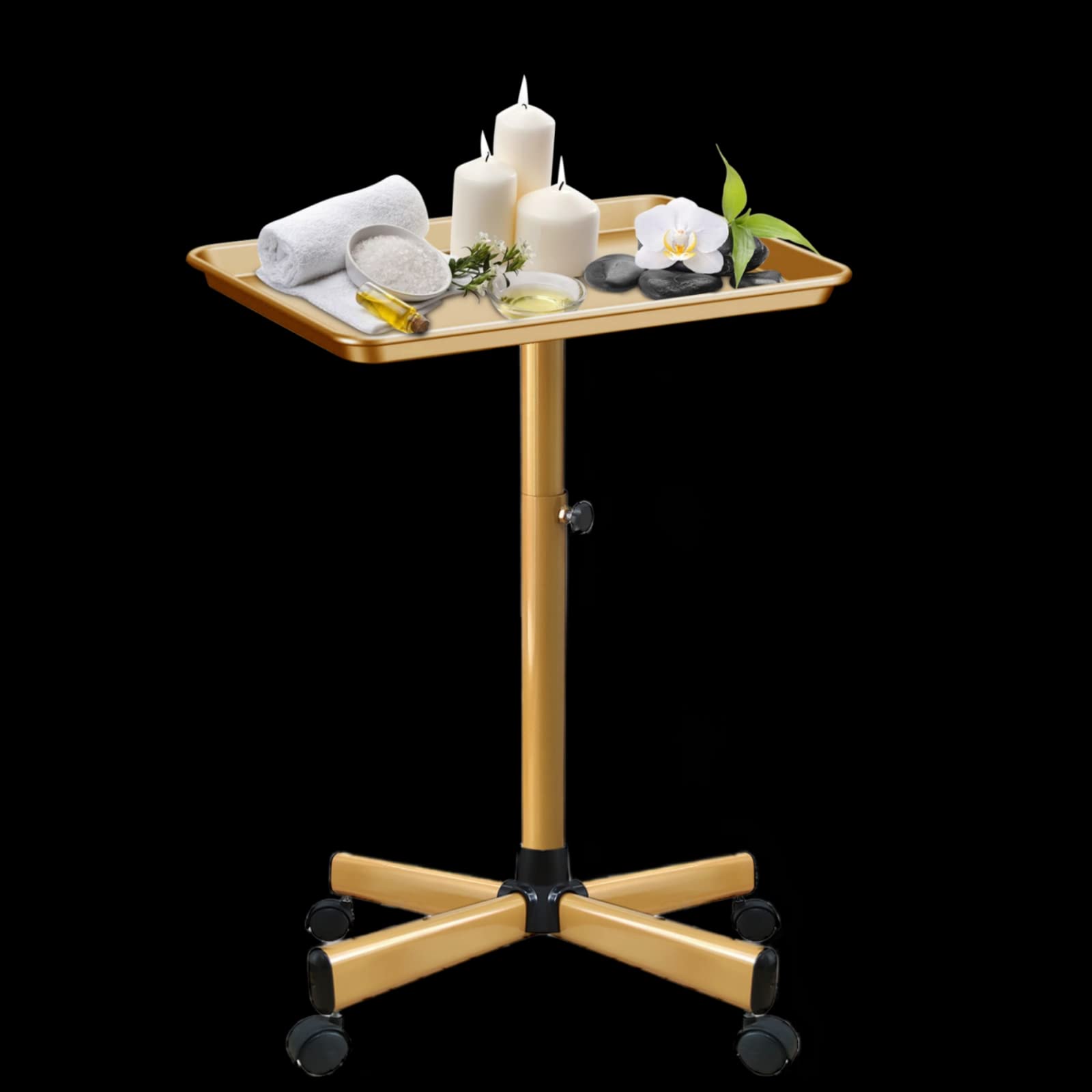 Chetunju Colden Salon Tray multi-use setup suitable for color, beauty, and tattoo workflows.