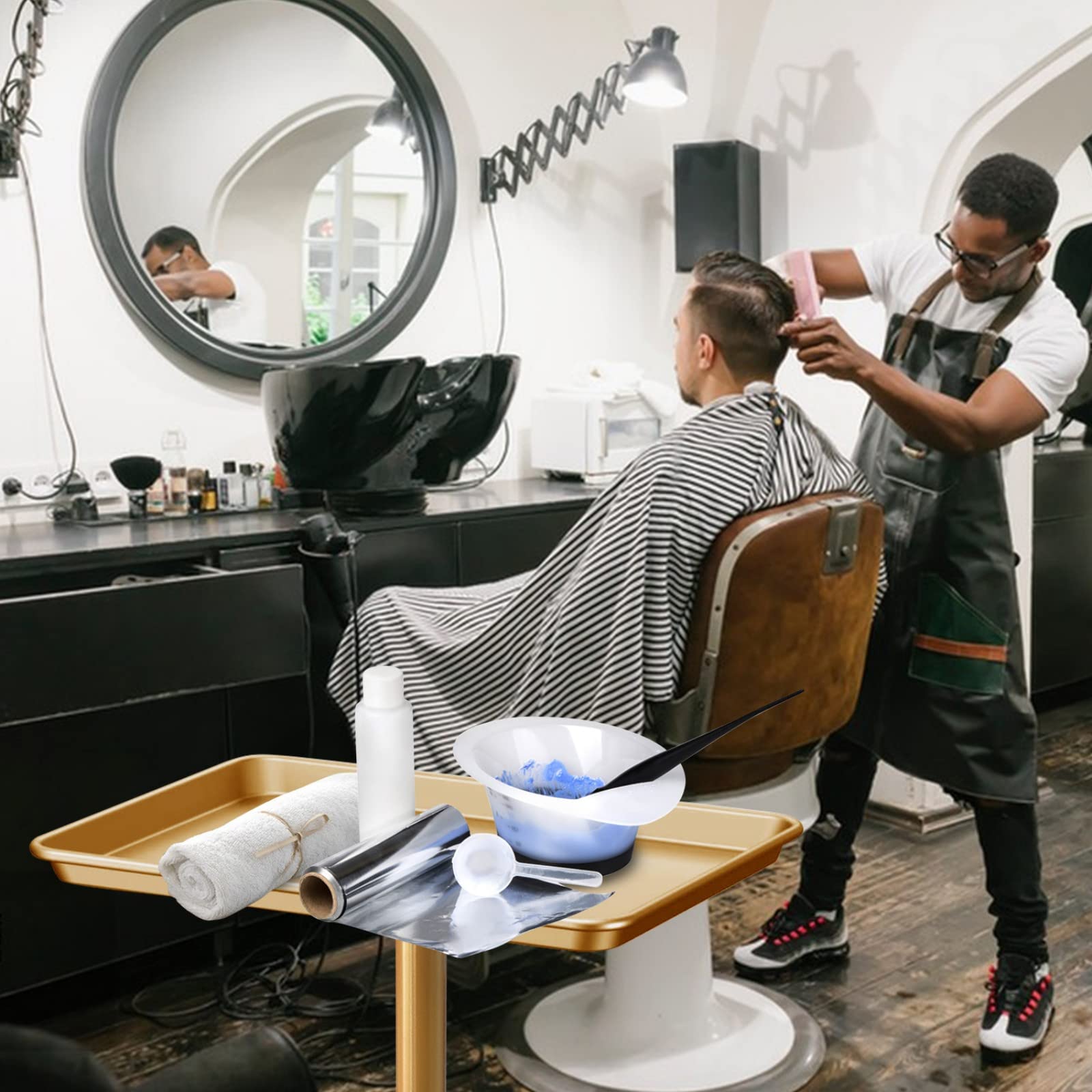 Chetunju Colden Salon Tray wheels glide quietly for smooth repositioning during sessions.
