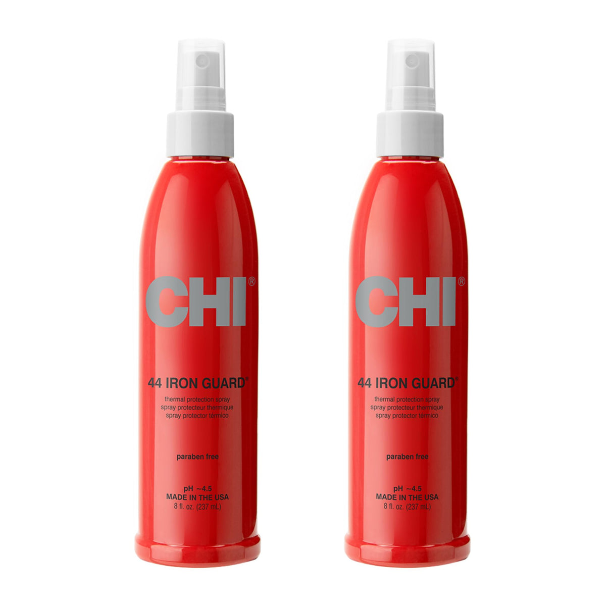 CHI 44 Iron Guard spray bottle ready for heat protection and shine