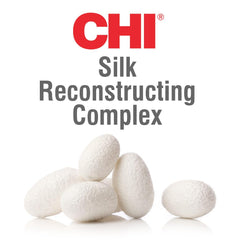 CHI Infra Silk Infusion application on mid-length hair for shine and softness