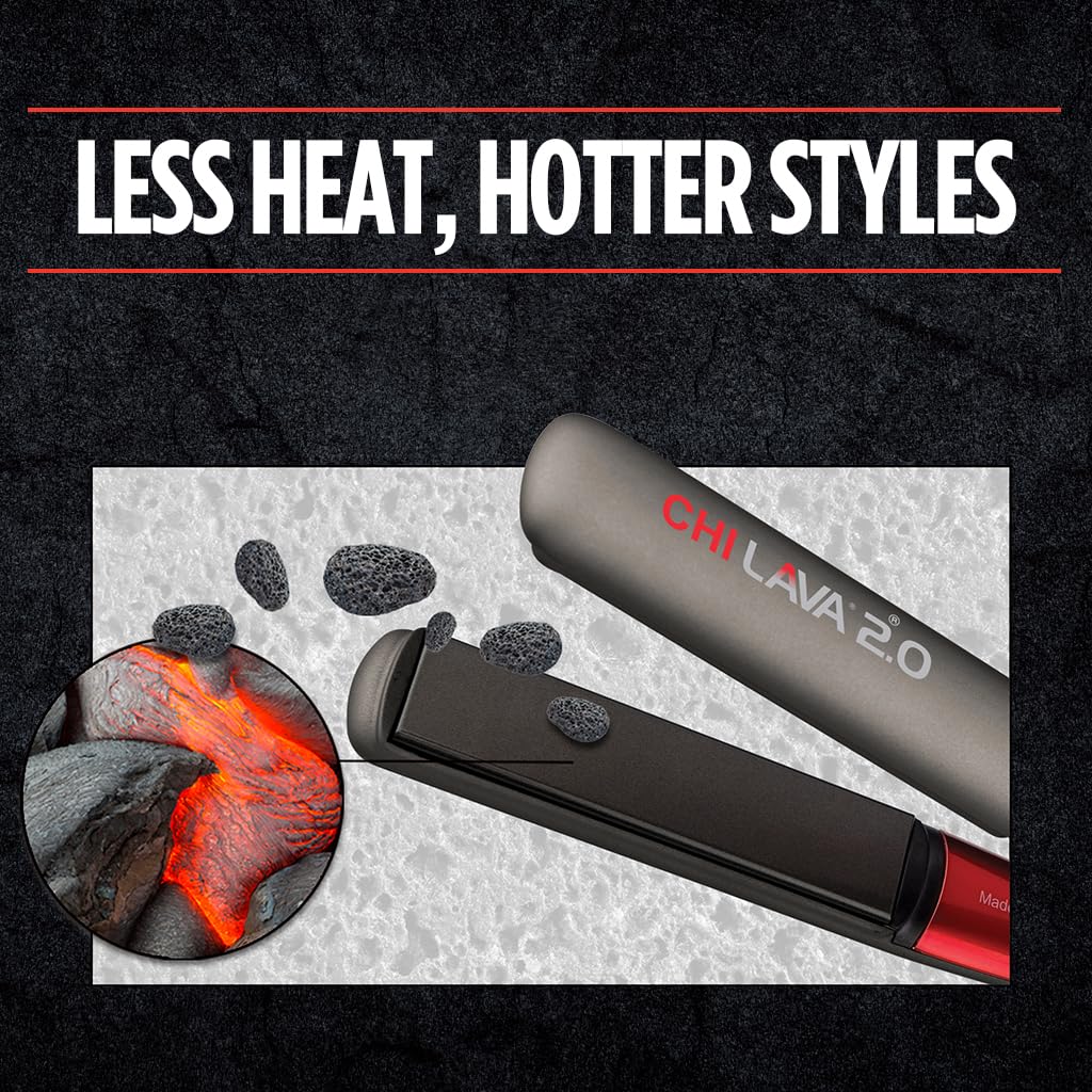CHI Lava 2.0 lava-mineral-plates: volcanic minerals paired with ceramic for sleek finishes.
