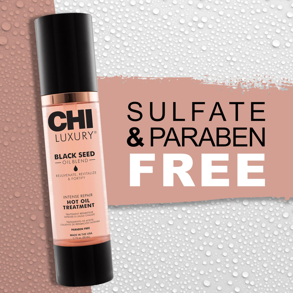 CHI Luxury Black Seed Oil intense repair near-end user results and texture