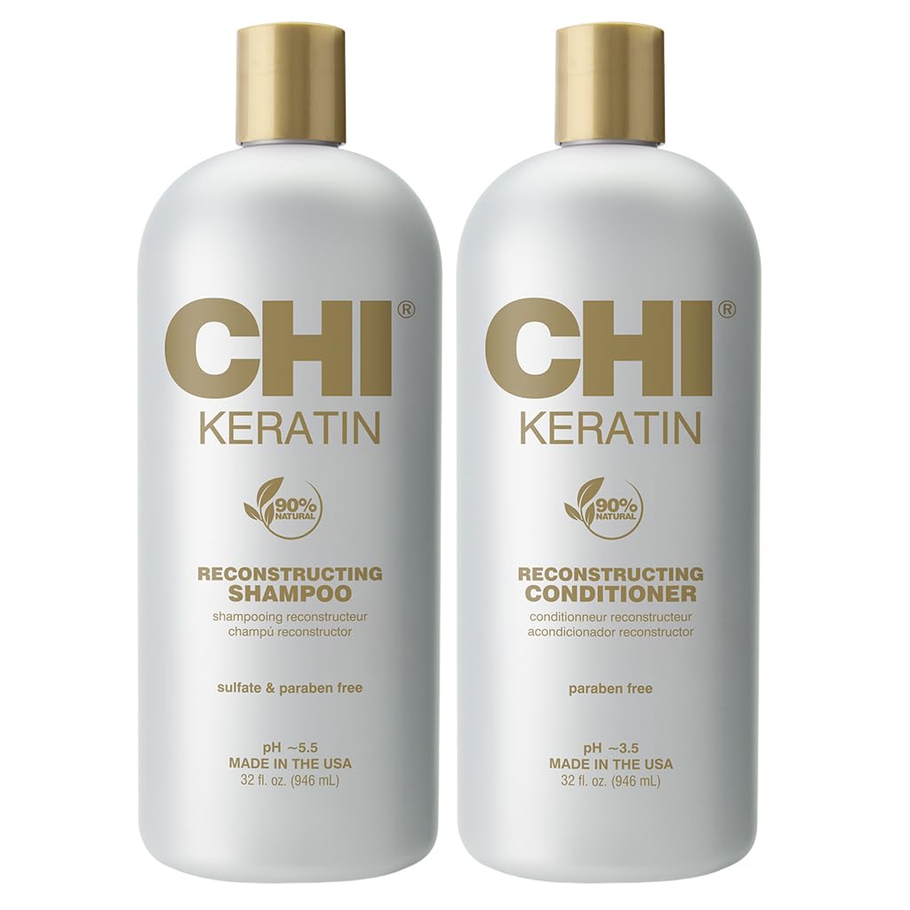 CHI Moisturize It Duo shampoo bottle highlights a hydrating cleanse for softer, more manageable hair.