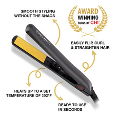 CHI Original ceramic flat iron heats up fast for quick styling