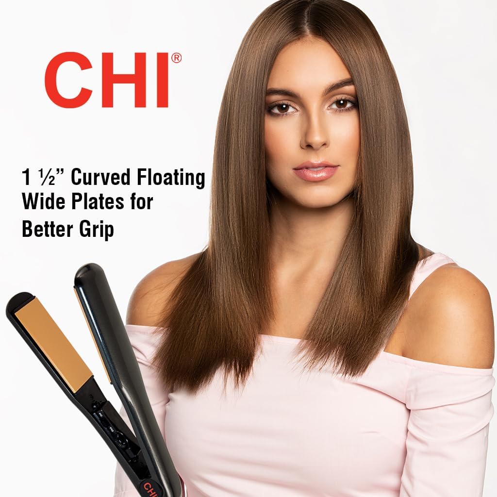 Versatile styling with CHI Tourmaline iron for waves and curls