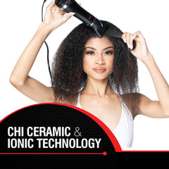 CHI Volumizer nozzle concentrator attachment directs airflow for precise styling and reduced frizz.