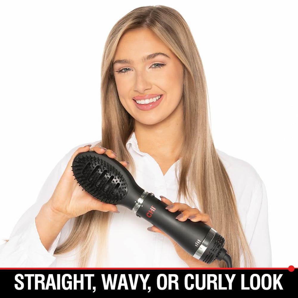 CHI Volumizer paddle brush attachment for sleek, even finishes.
