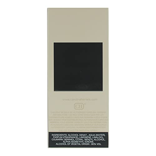 CHIC Carolina Herrera saffron-spice visual suggests warm inviting fragrance for date nights.
