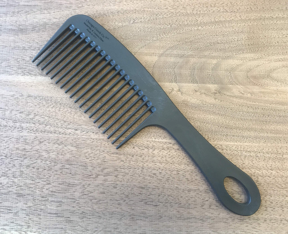Chicago Comb Model 8 length of 8.5 inches provides extended reach for hair care
