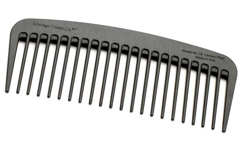 Chicago Comb Model 10 carbon fiber profile showing compact design and strength.