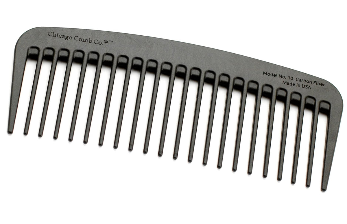 Chicago Comb Model 10 carbon fiber profile showing compact design and strength.