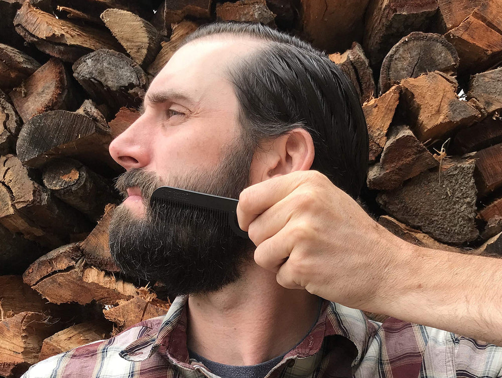 Chicago Comb Model 2 anti-static carbon fiber resists static for smooth combing