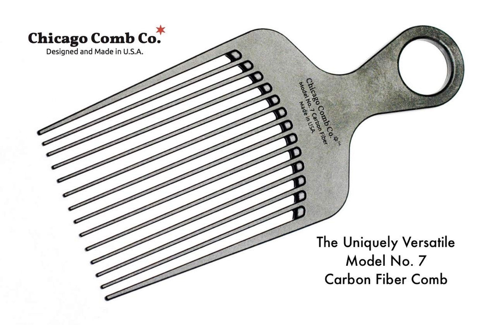 Chicago Comb Model 7 long strokes for thick hair