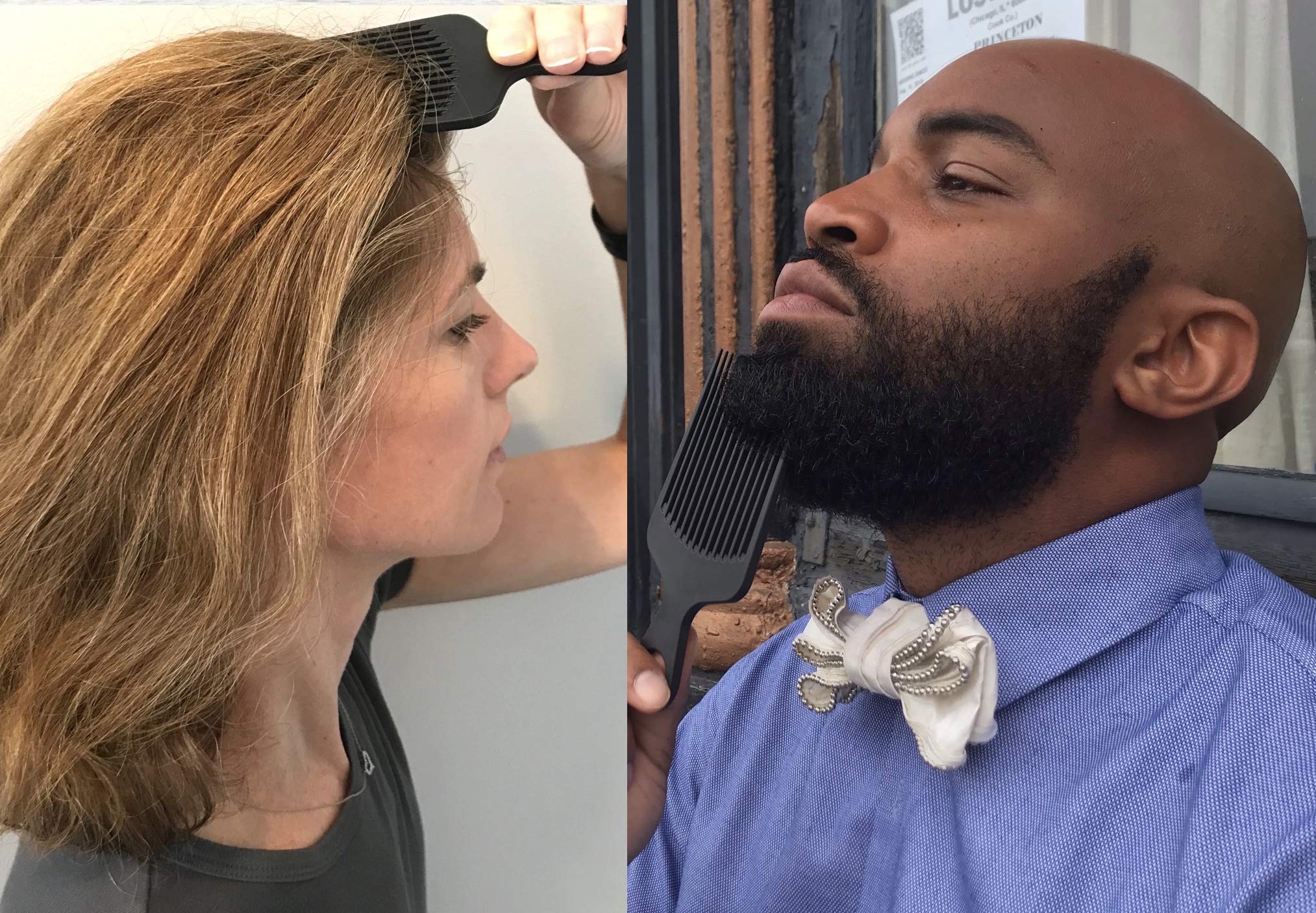 Chicago Comb Model 7 long tines boost lift and volume