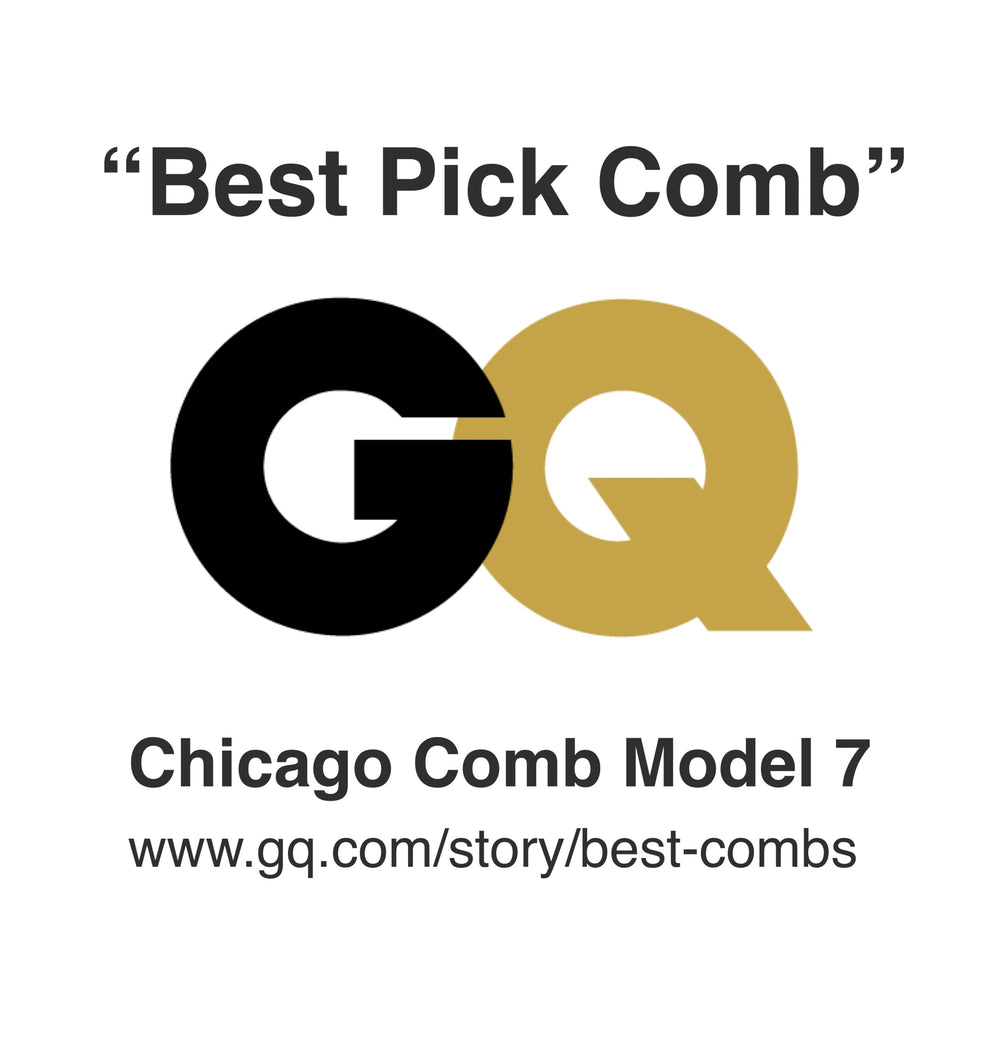 Chicago Comb Model 7 Made in USA carbon fiber construction