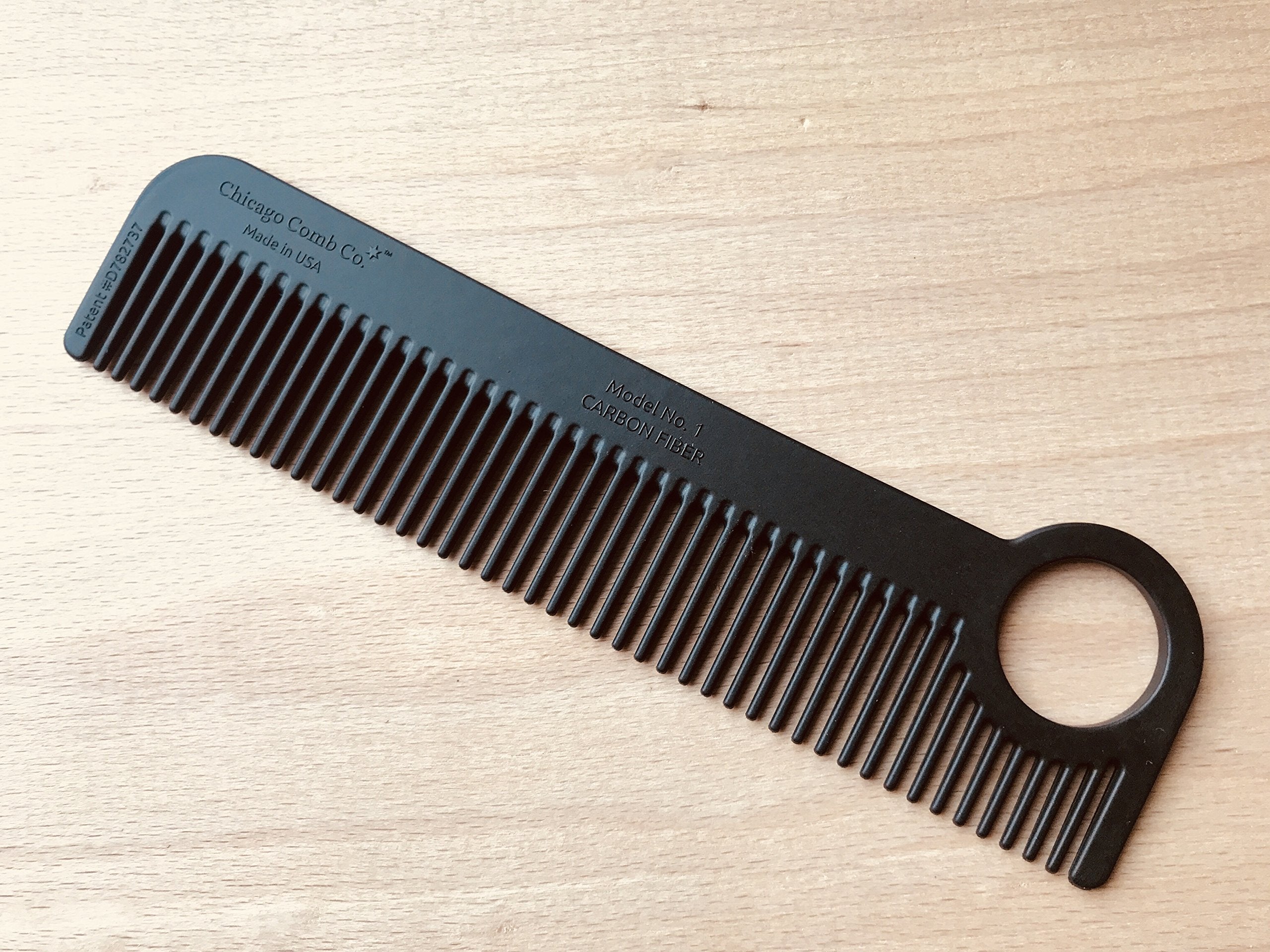 Chicago Comb Model 1 pocket-size view for on-the-go touch-ups anywhere.
