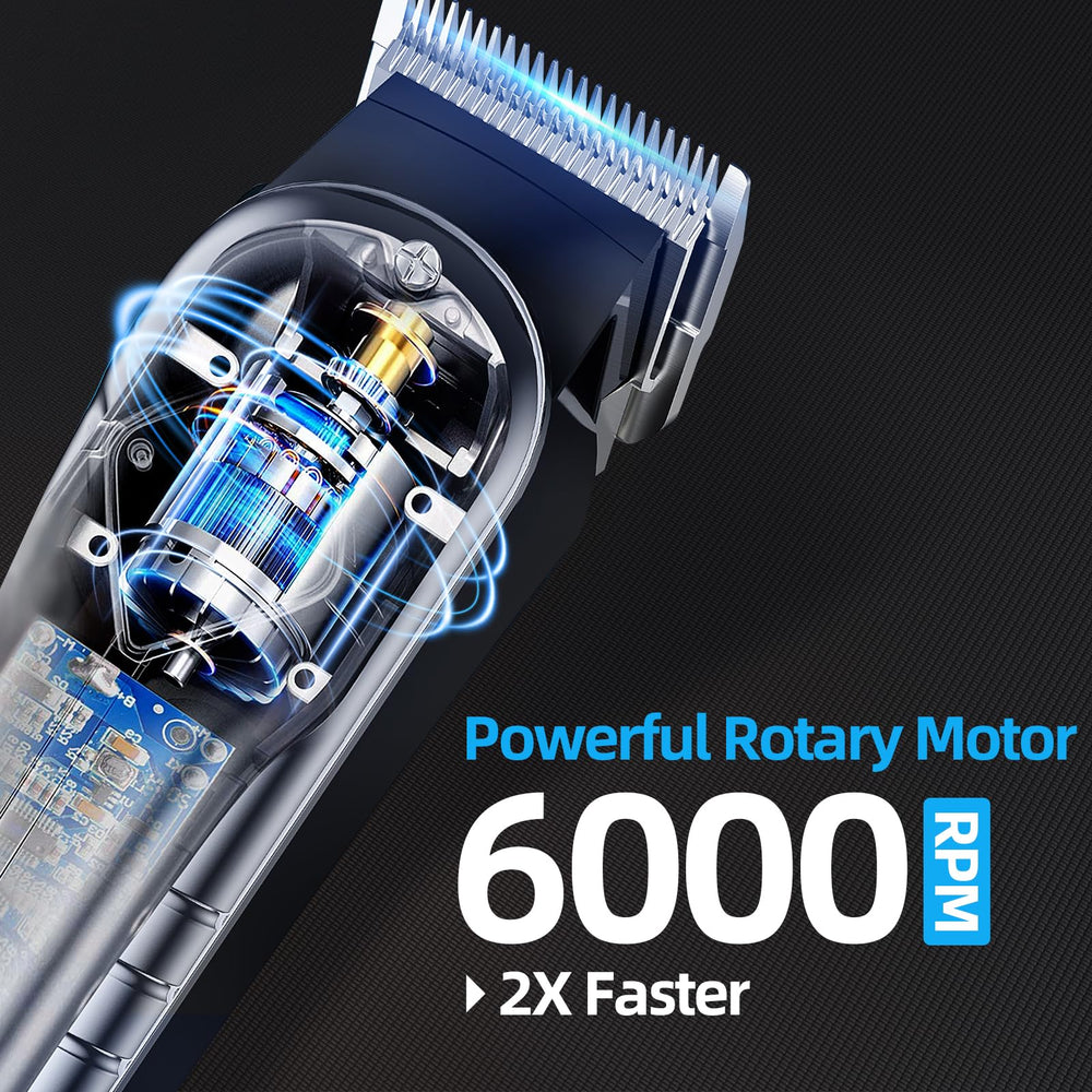 Chicclly quick-charge feature for a full cut in 15 minutes.