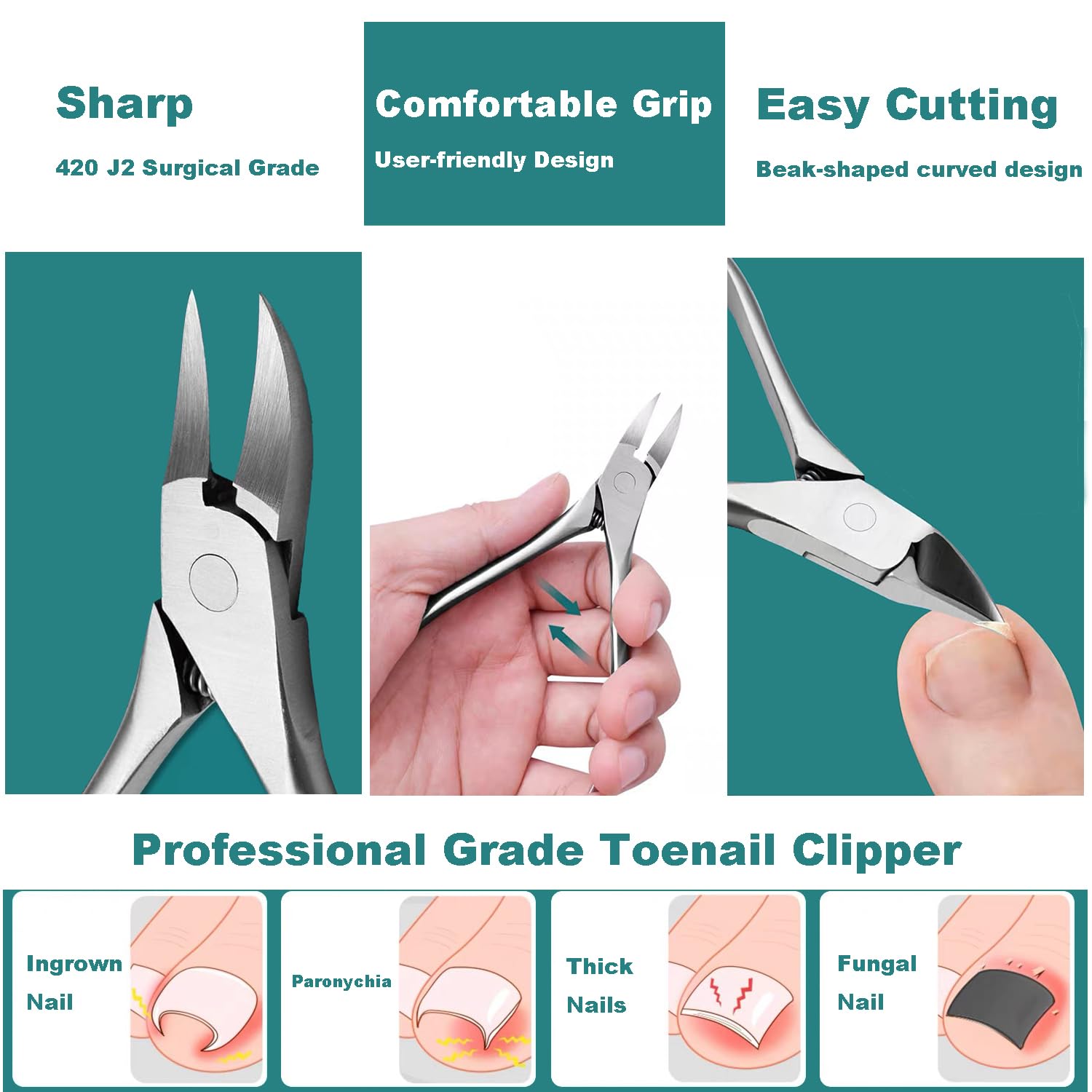 CHICREEN wide blade pedicure knife enables efficient removal of dead skin