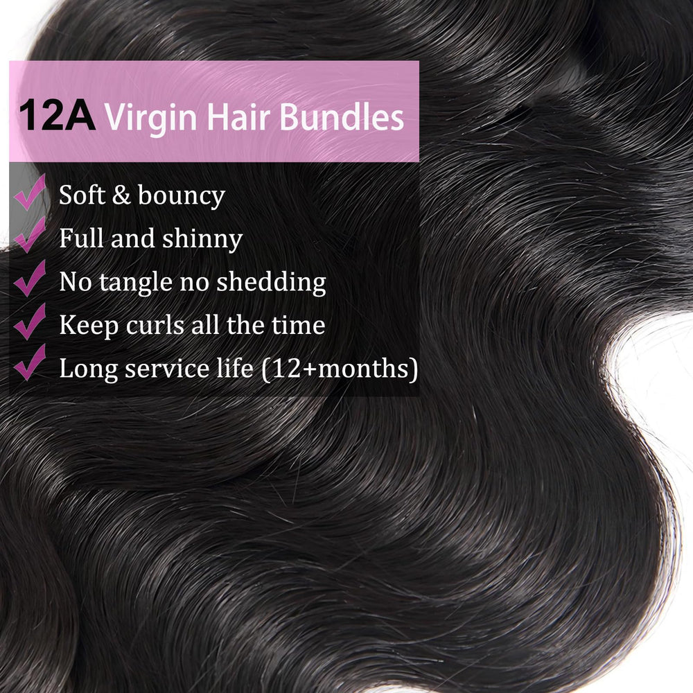 Chikamlty body wave texture; silky feel for natural shine and bounce.