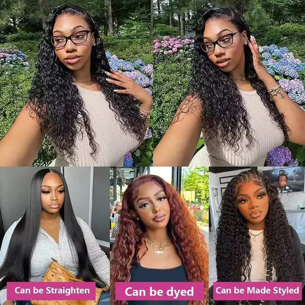 Chikamlty Deep Wave Bundles packaging displays premium virgin hair