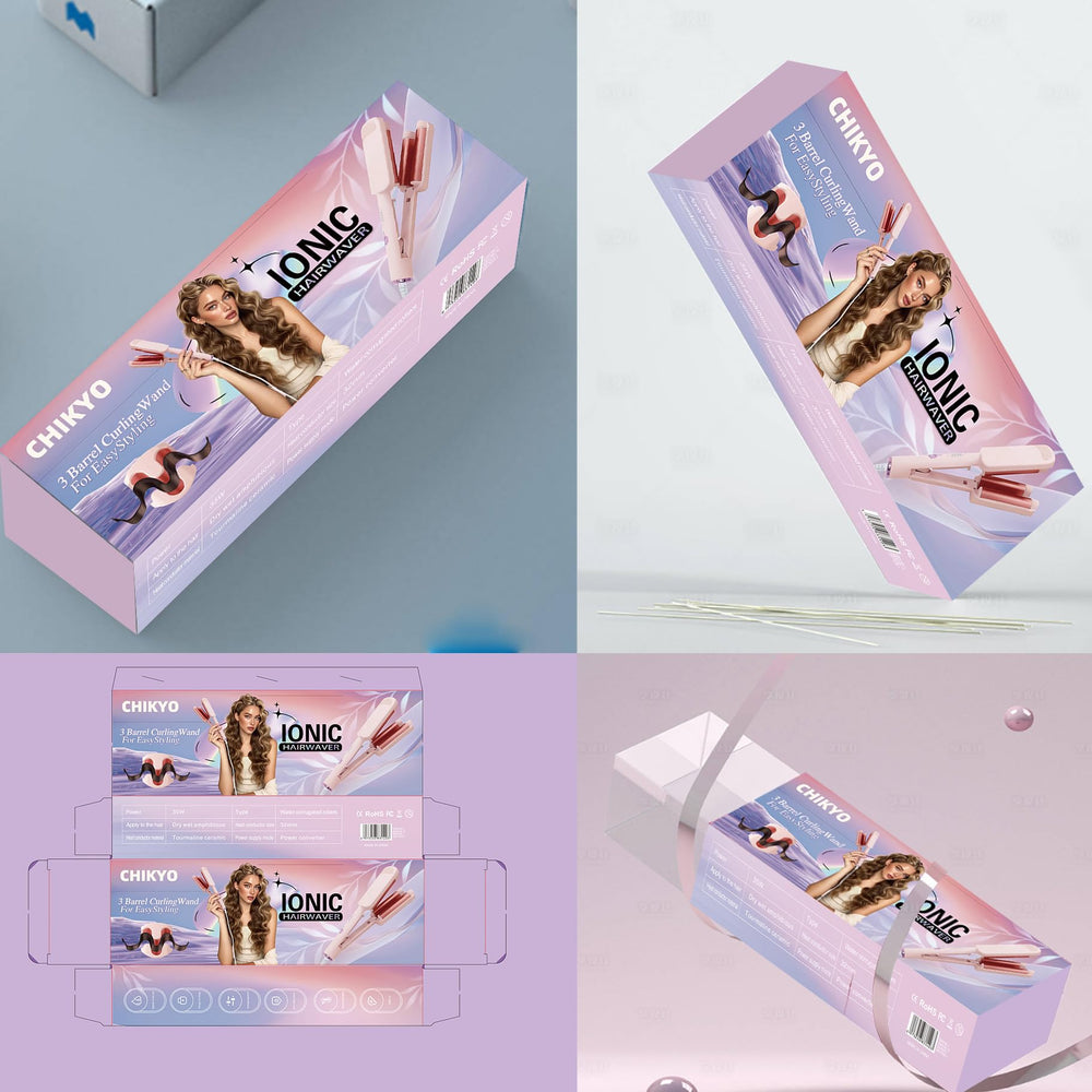Chikyo included clips and comb support easy styling