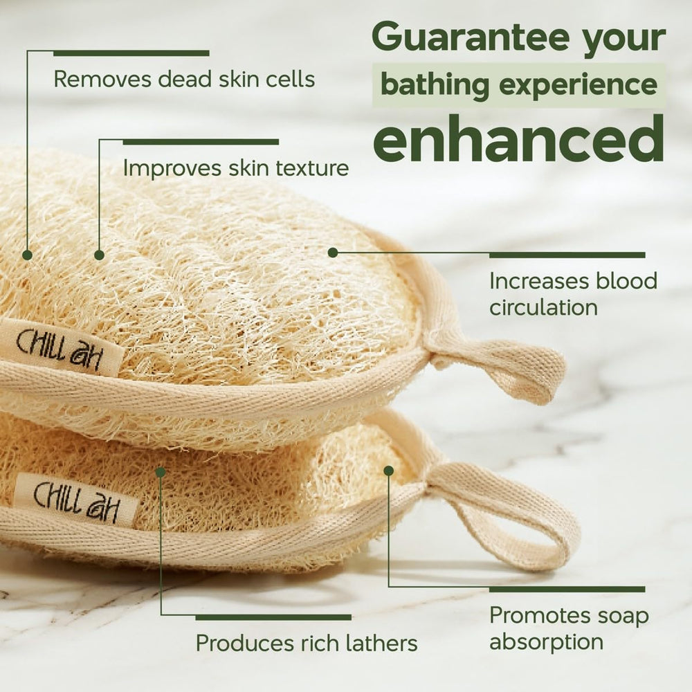 Chill Ah Green Glow dual-sided exfoliation surface enables customizable scrubbing intensity