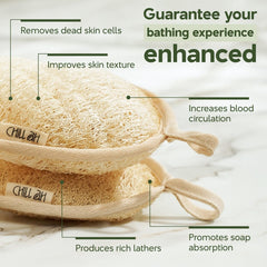 Chill Ah Green Glow dual-sided exfoliation surface enables customizable scrubbing intensity