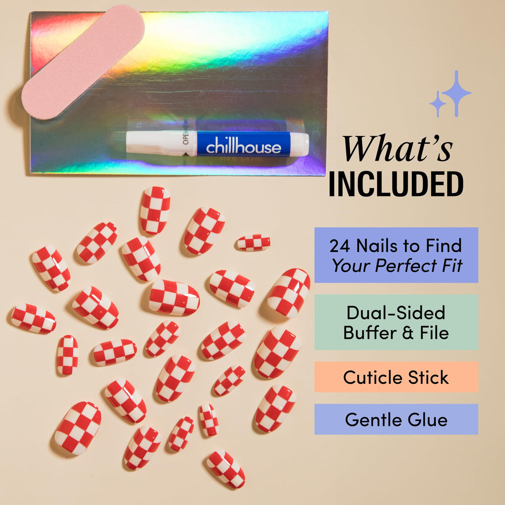 Chillhouse Chill Tips cuticle-stick included enabling tidy prep before application