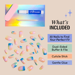 Chillhouse Chill Tips cuticle stick for tidy prep prior to nail application.