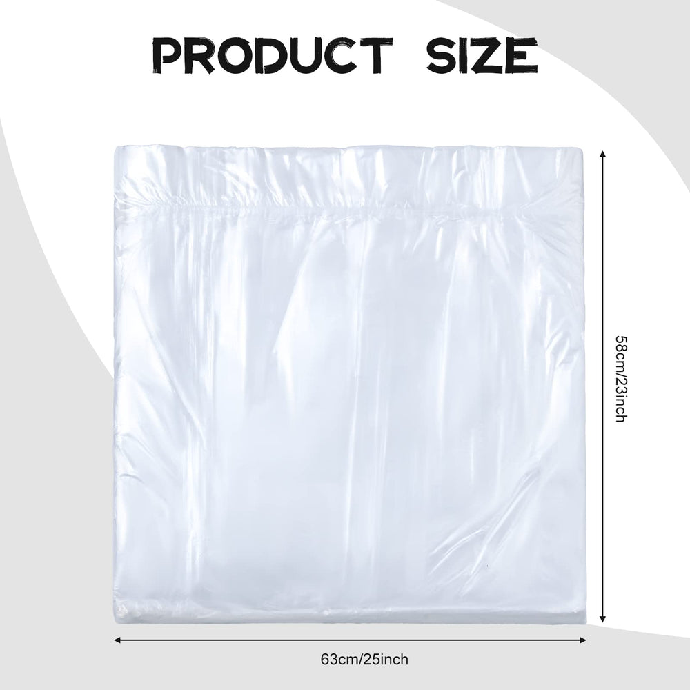 Chinco foot bath liner close-up showing sturdy plastic material and heat resistance
