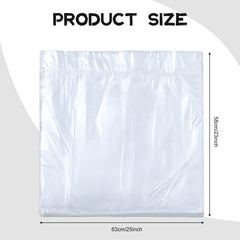 Chinco foot bath liner close-up showing sturdy plastic material and heat resistance