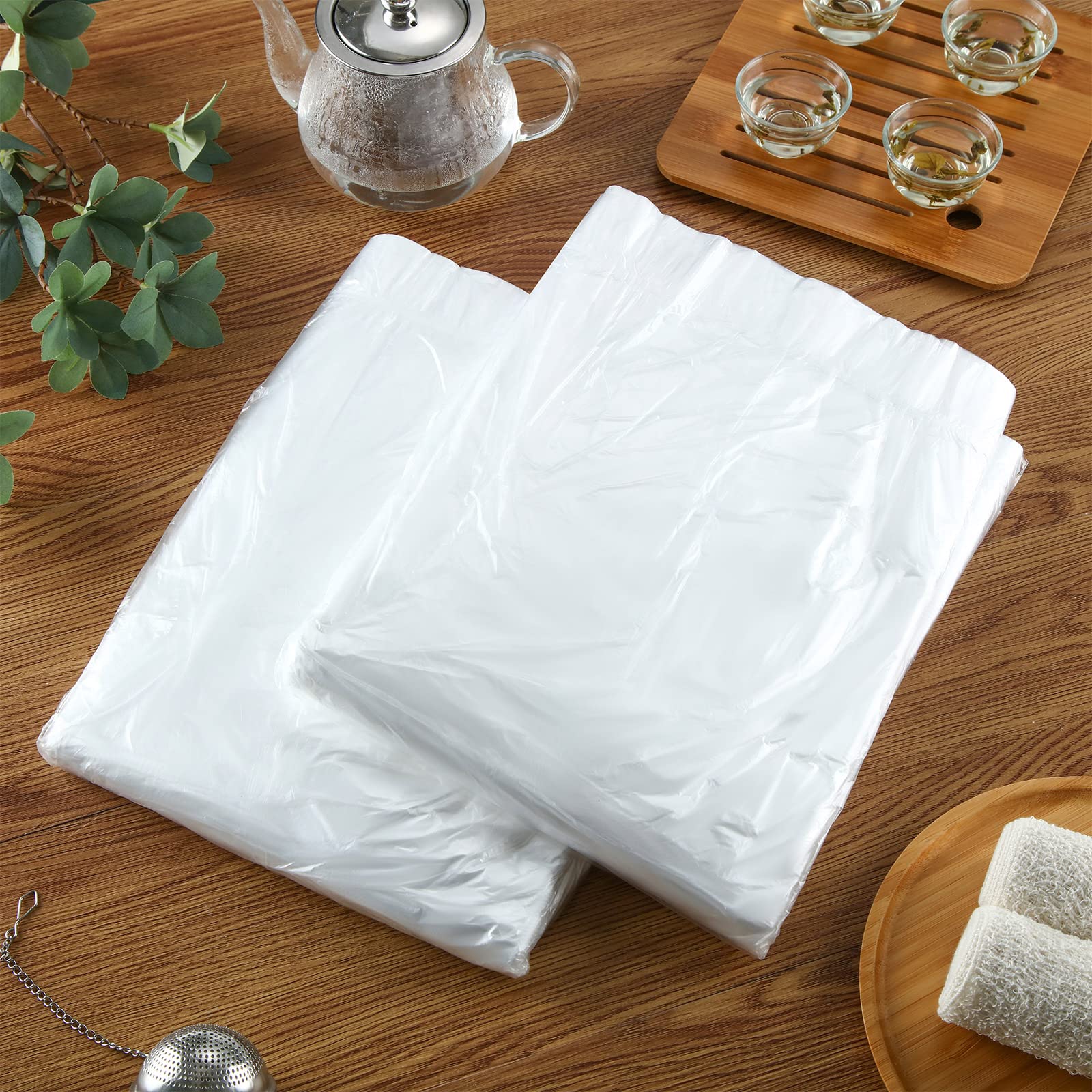 Chinco foot bath liner in use with warm water and soak products