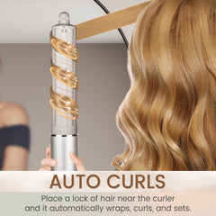 Chivixe 40mm barrel delivers looser curls for shoulder-length hair.