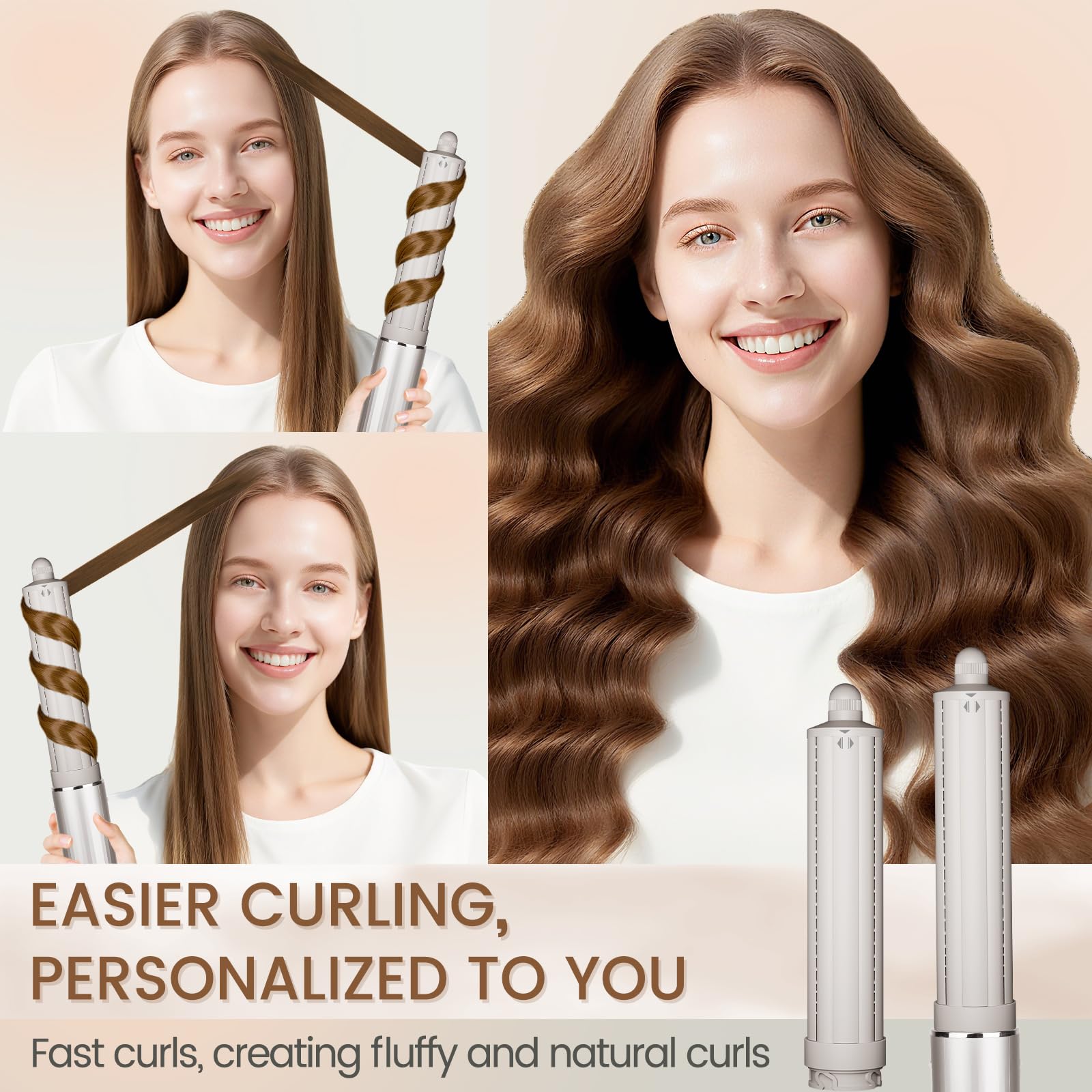 Chivixe creates salon-quality finishes on glossy, defined curls.