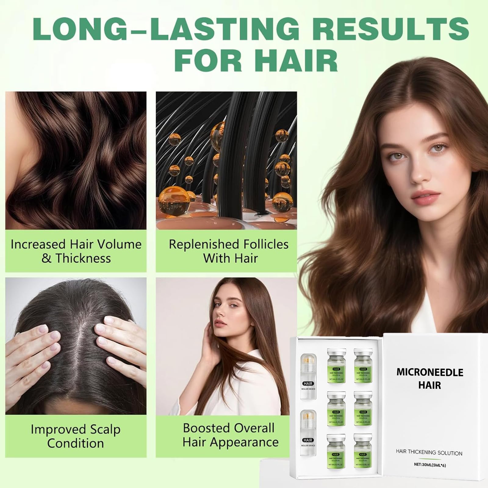 ChLNDalin biotin and keratin detail highlighting nourishing hair strands