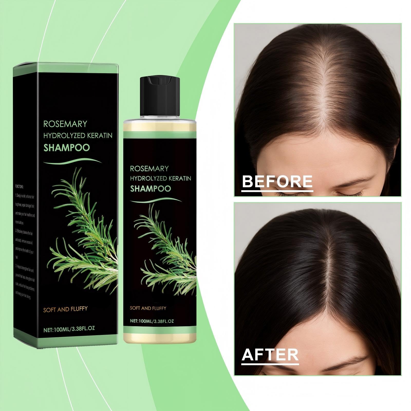 ChLNDalin product packaging showcases the rosemary growth hair formula