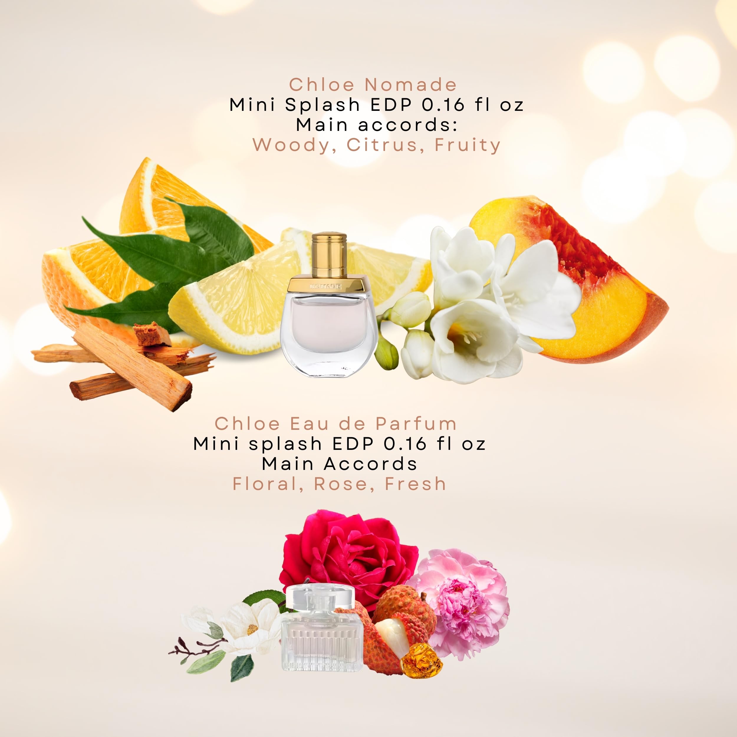 Chloé gift-set display featuring four petite fragrances for gifting.