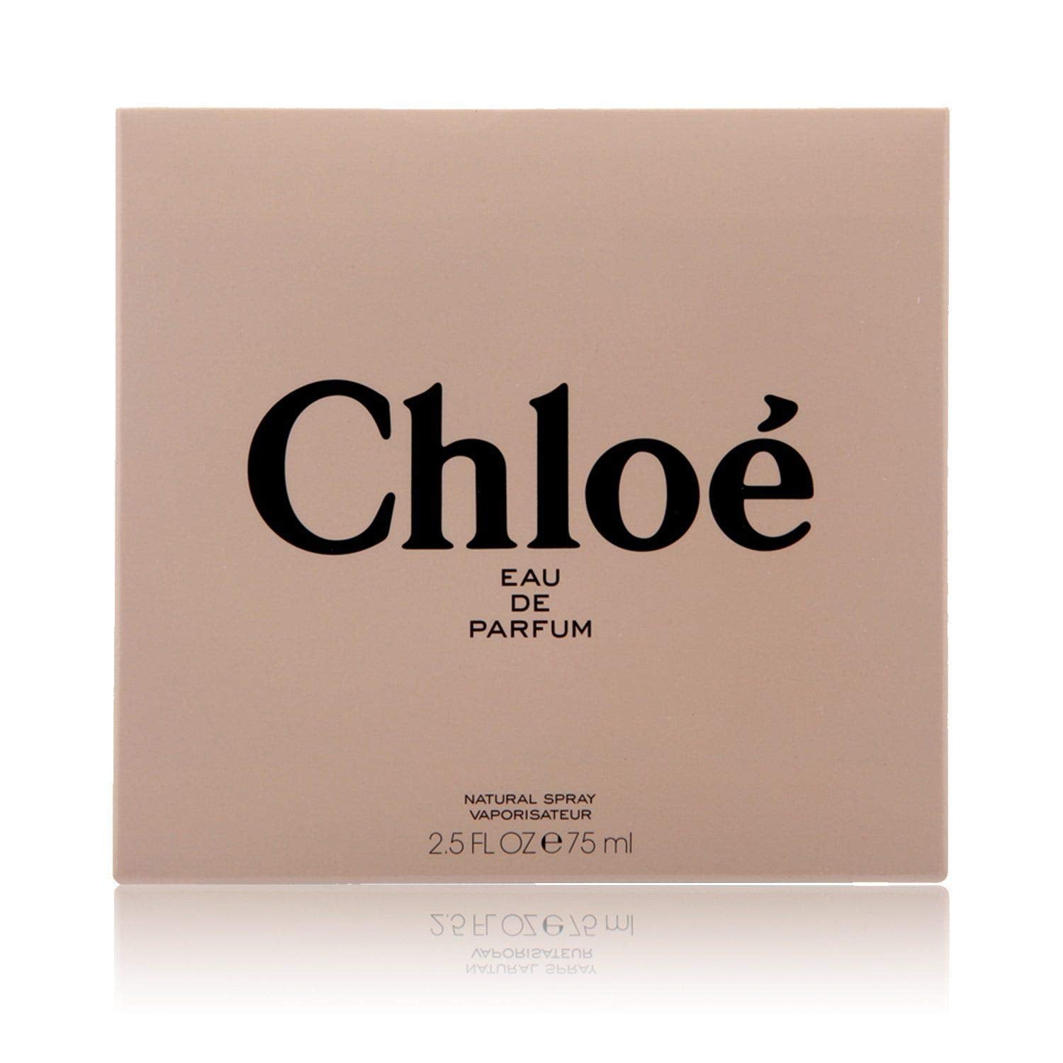 Chloe New for Women EDP bottle on nightstand suggests a refined fragrance ritual.