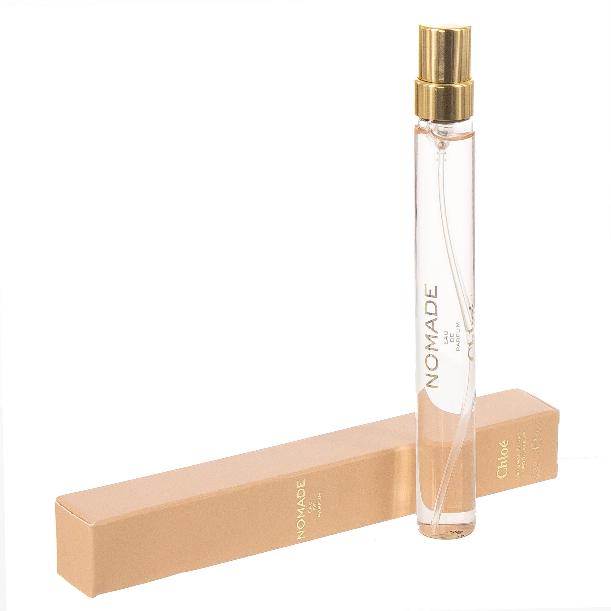 Chloé Nomade mini bottle pour—portable fragrance for on-the-go elegance and confidence.