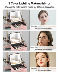 Chomeiu makeup bag adjustable dividers to customize storage
