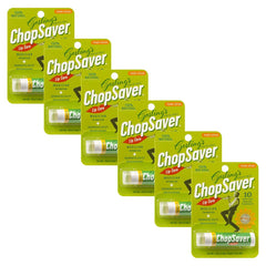 ChopSaver Gosling's original lip balm tube closeup showing natural hydration for dry lips.