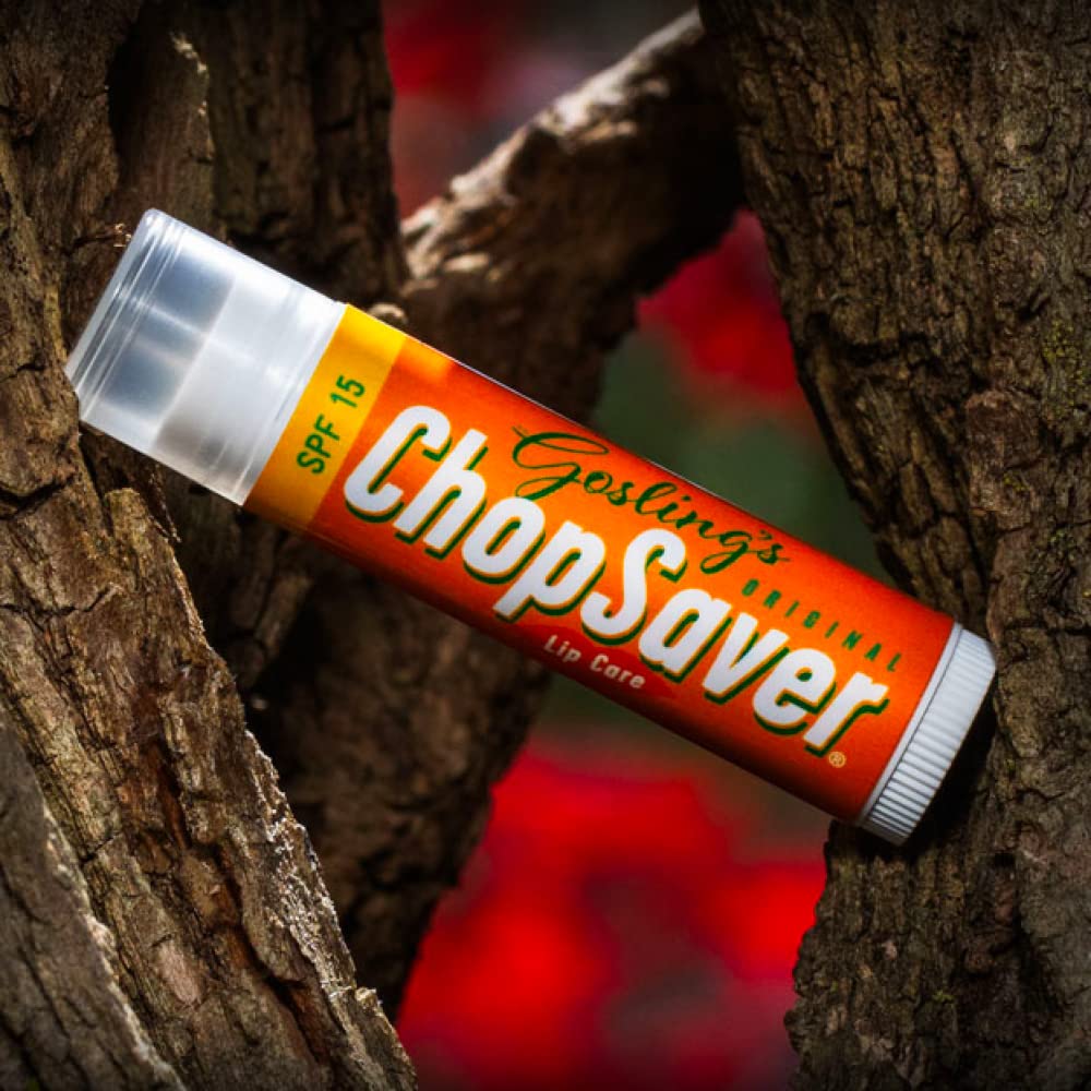 ChopSaver USA-made seal on lip balm packaging highlighting quality.