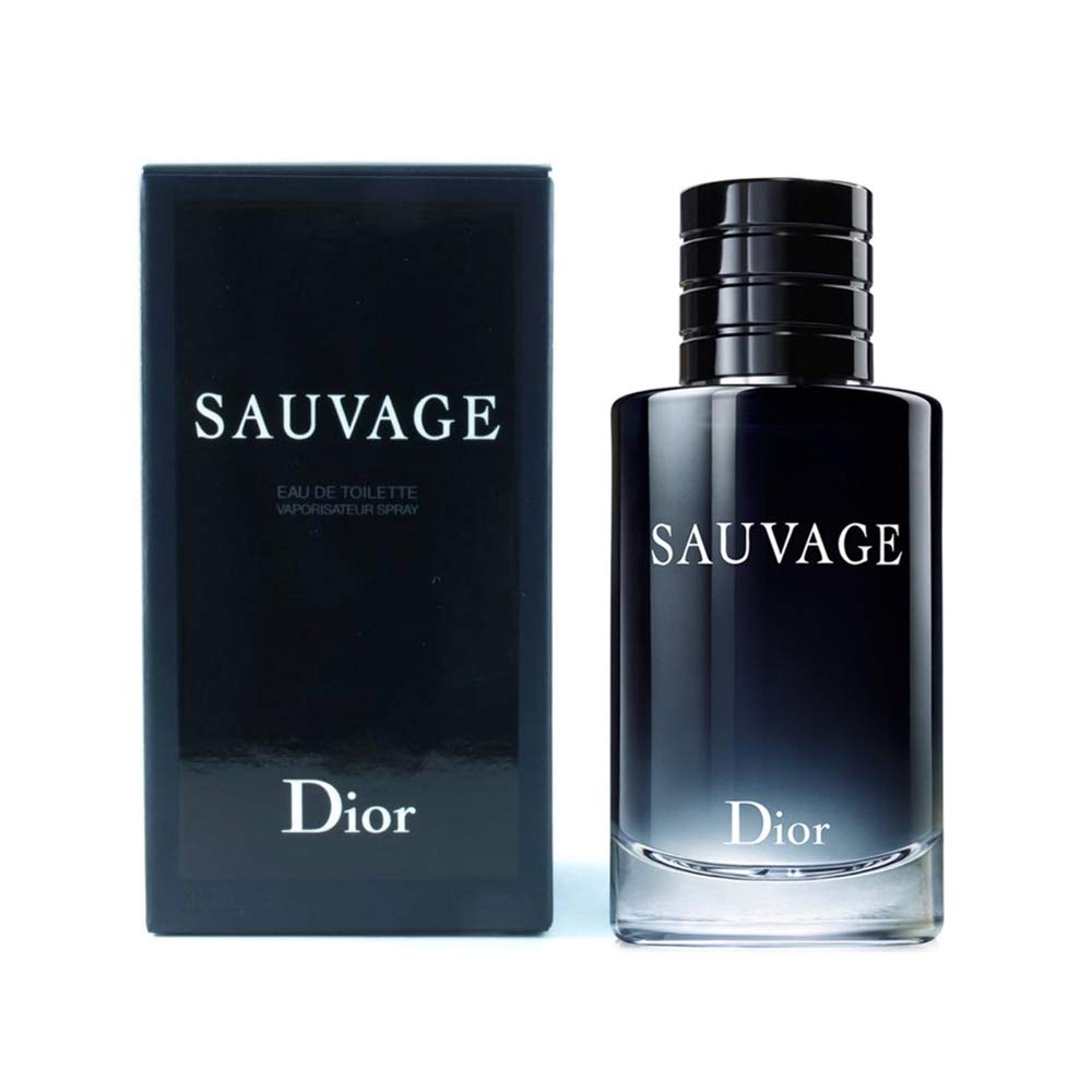 Christian Dior Sauvage bottle front view, bold fragrance for everyday confidence.