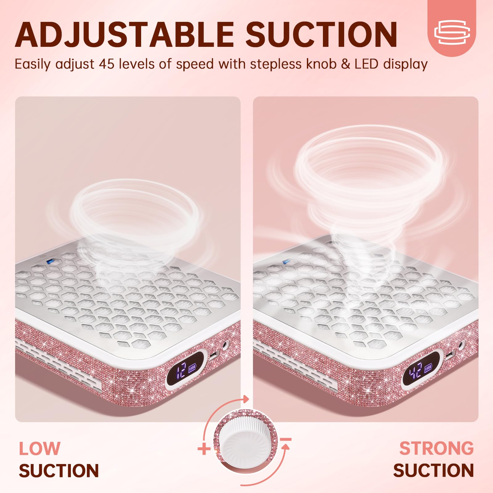 CHRISTINE SHELLY in-use at a manicure station keeps air clearer.