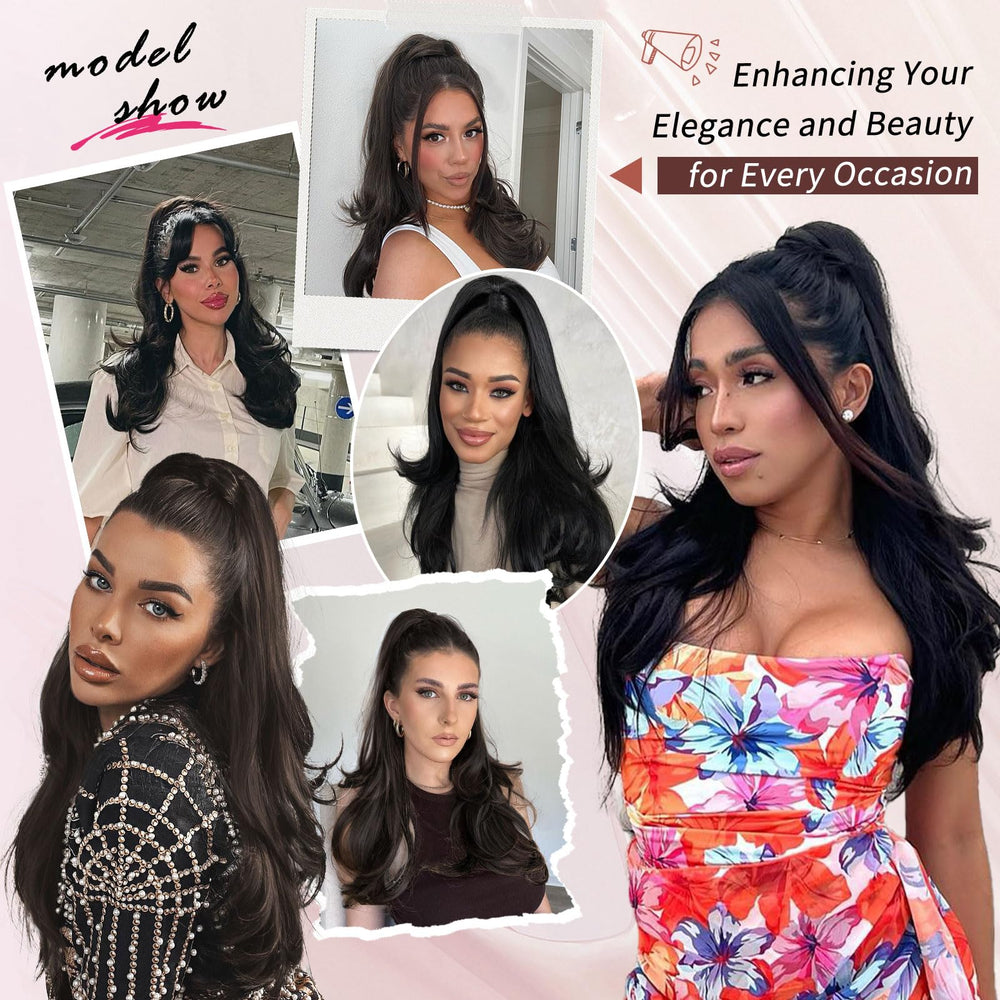 CHRSHN pony extension adds daily look with lightweight natural movement.