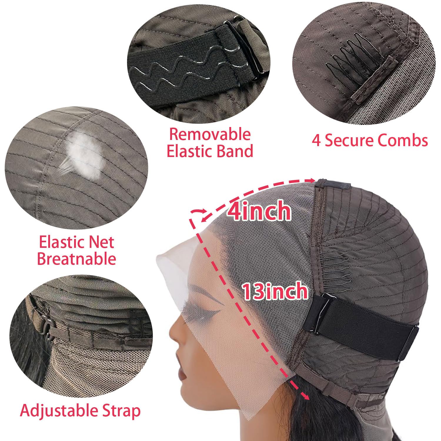 Chsxc pre-plucked natural hairline wig with baby hairs for effortless blending.