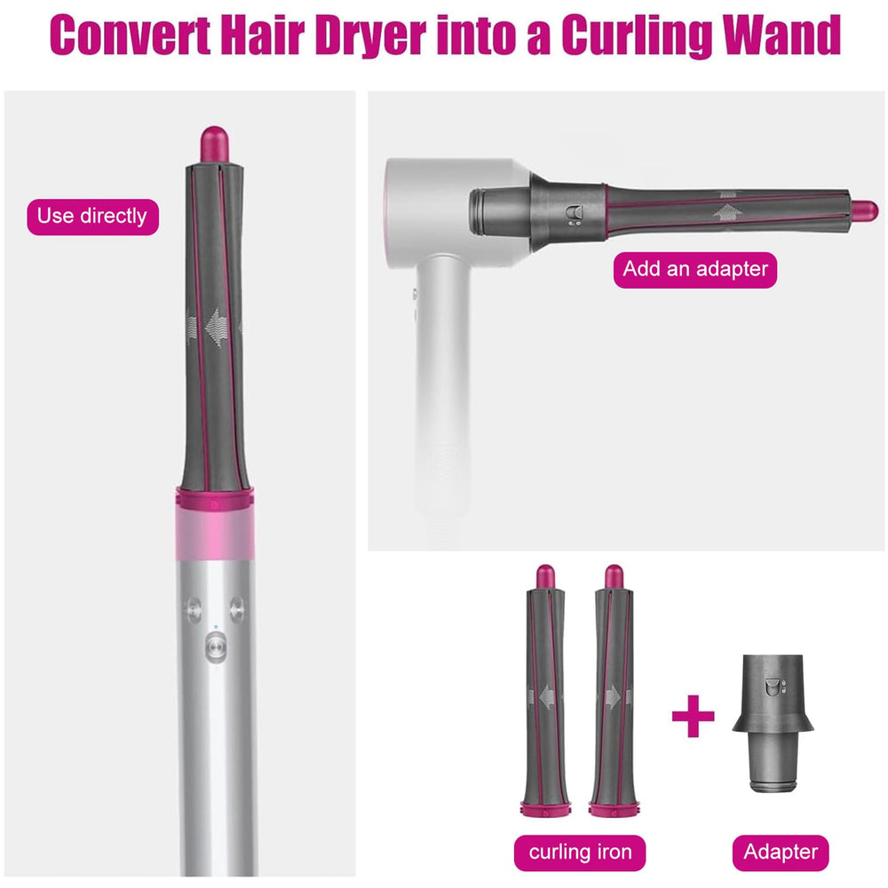 Chuancheng Dyson hair dryer adapter converts your dryer into a curling tool.